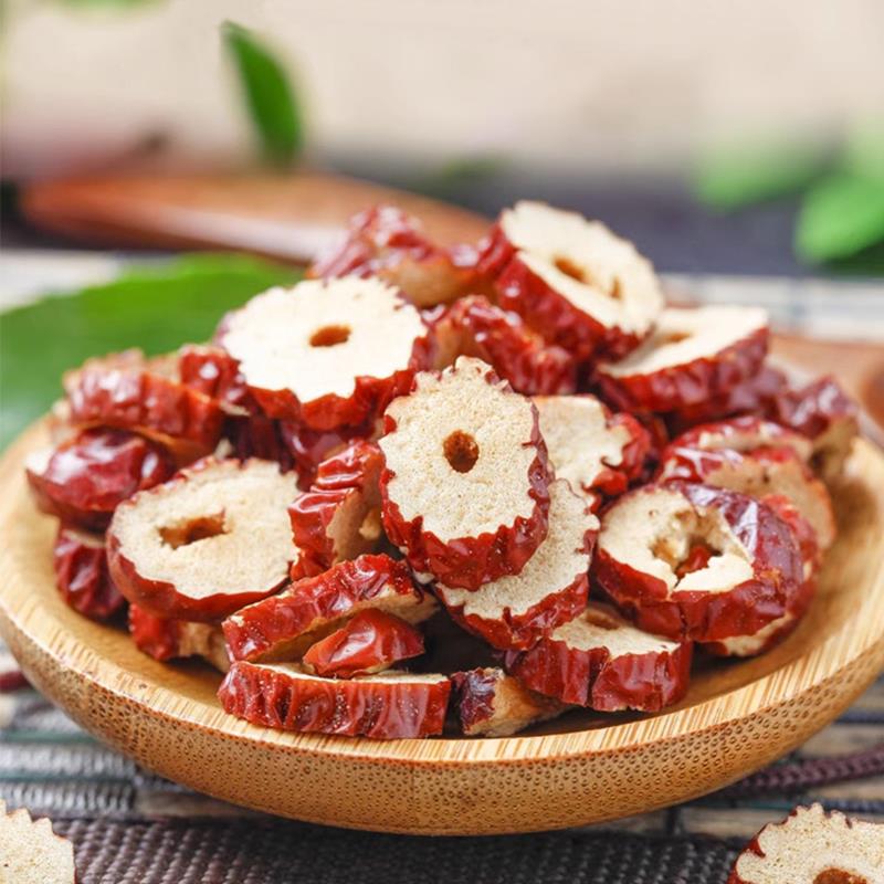 新疆无核干枣圈泡茶甜红枣干脆枣片无核零食枣圈酥脆枣圈整箱20斤