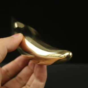 黄铜刮痧板牛角筒背部颈部腿部全身通用家用疏通按摩板经络点穴棒