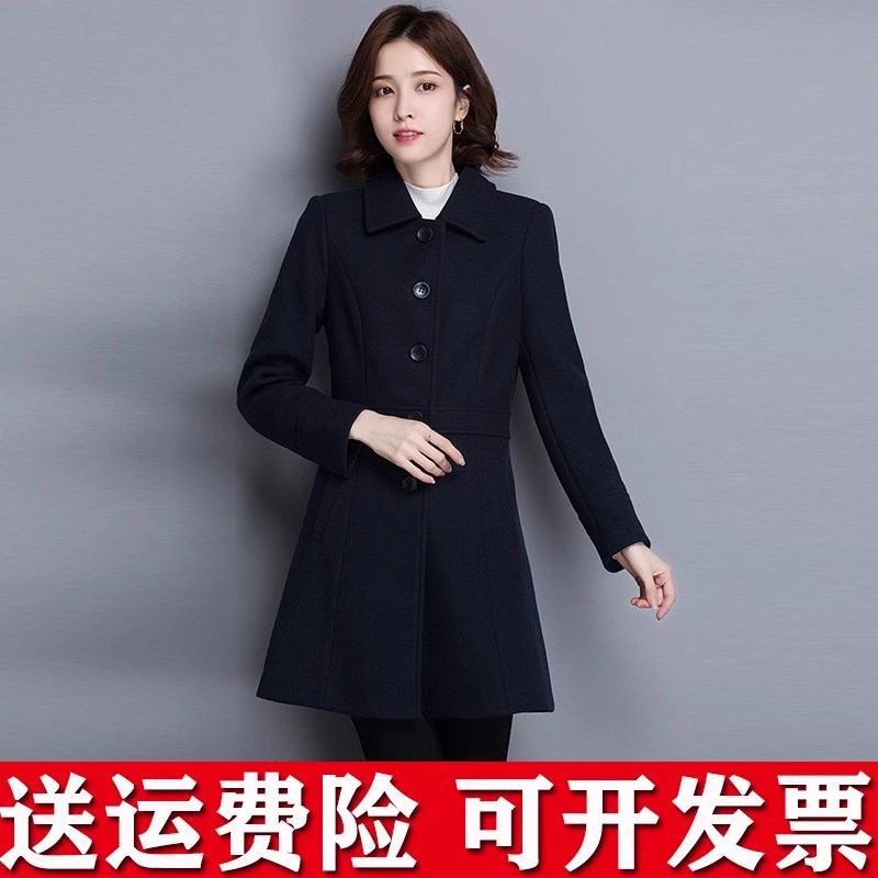 酒店物业售楼处工作服呢子大衣男女冬加厚4S店置业顾问职业装外套