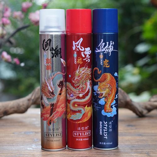 爱发丝造型师发胶国潮快感造型喷雾强力定型干胶蓬松自然男士清香