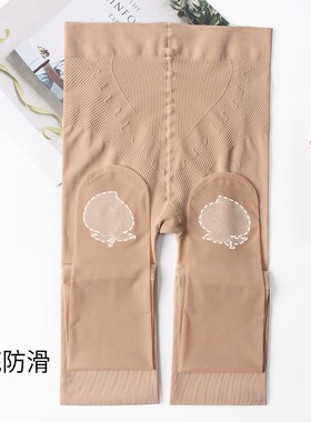 护膝丝袜女高腰收腹过膝长筒袜套夏薄防勾丝老寒腿保暖连裤袜防滑