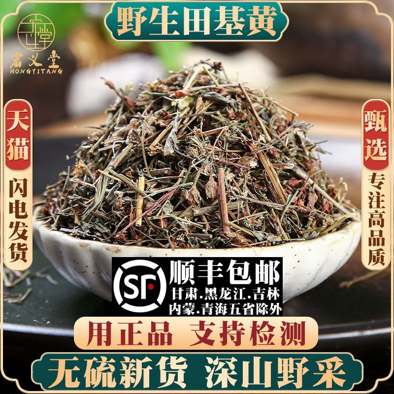 材野生田基黄500g克优选新货干地耳草黄花草雀舌草田基王