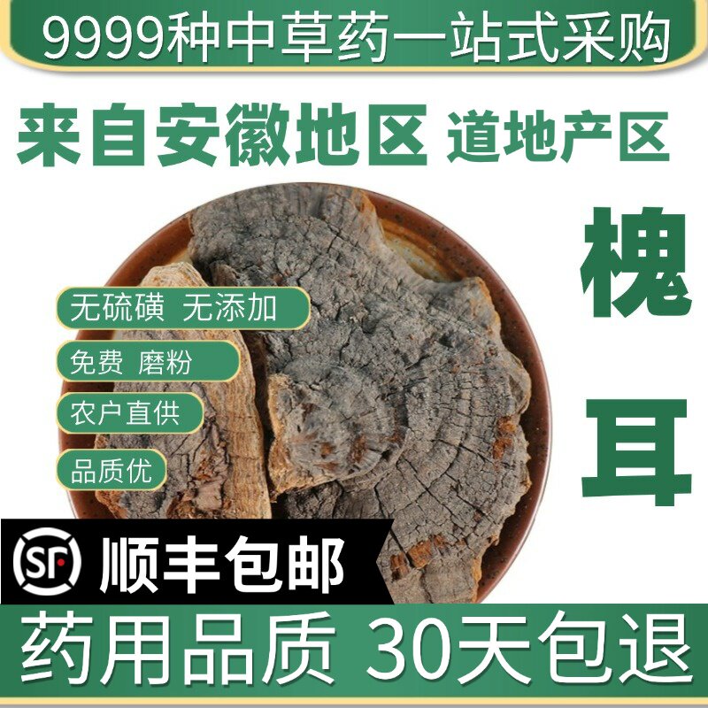 材特级野生槐耳 槐娥 槐檽 新货槐菌 槐赤鸡 50克 实体