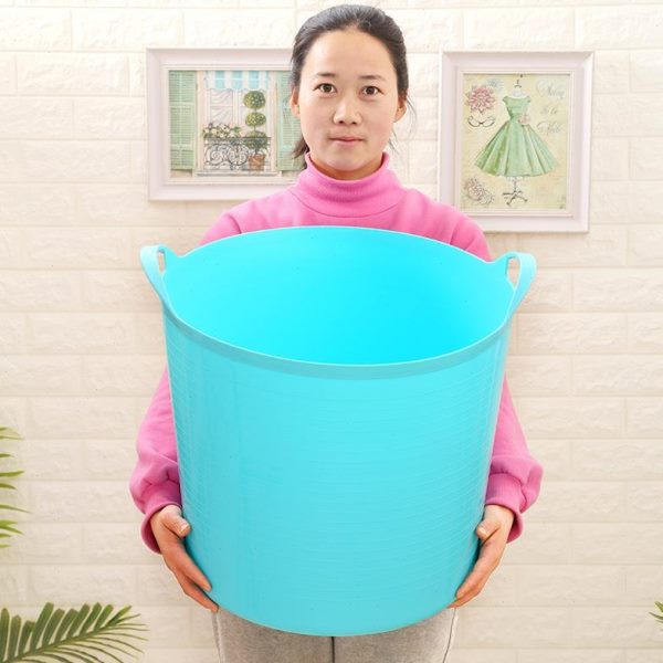 玩具收纳脏衣篮收纳筐洗衣篮特大号脏衣筐儿童洗澡桶桶塑料衣篮污