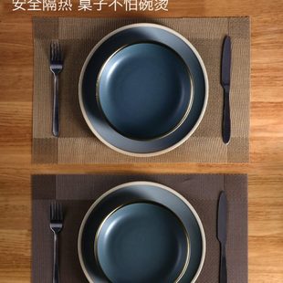 创意家用餐垫盘子桌布隔热垫防烫西餐垫餐桌垫桌垫北欧碗垫杯垫垫