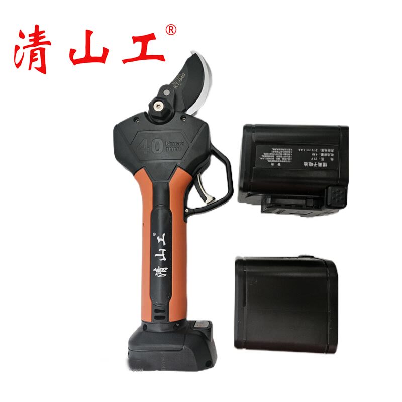 清山工锂电修枝剪灌木修剪电动剪刀大口径修剪树枝 KT-940 台