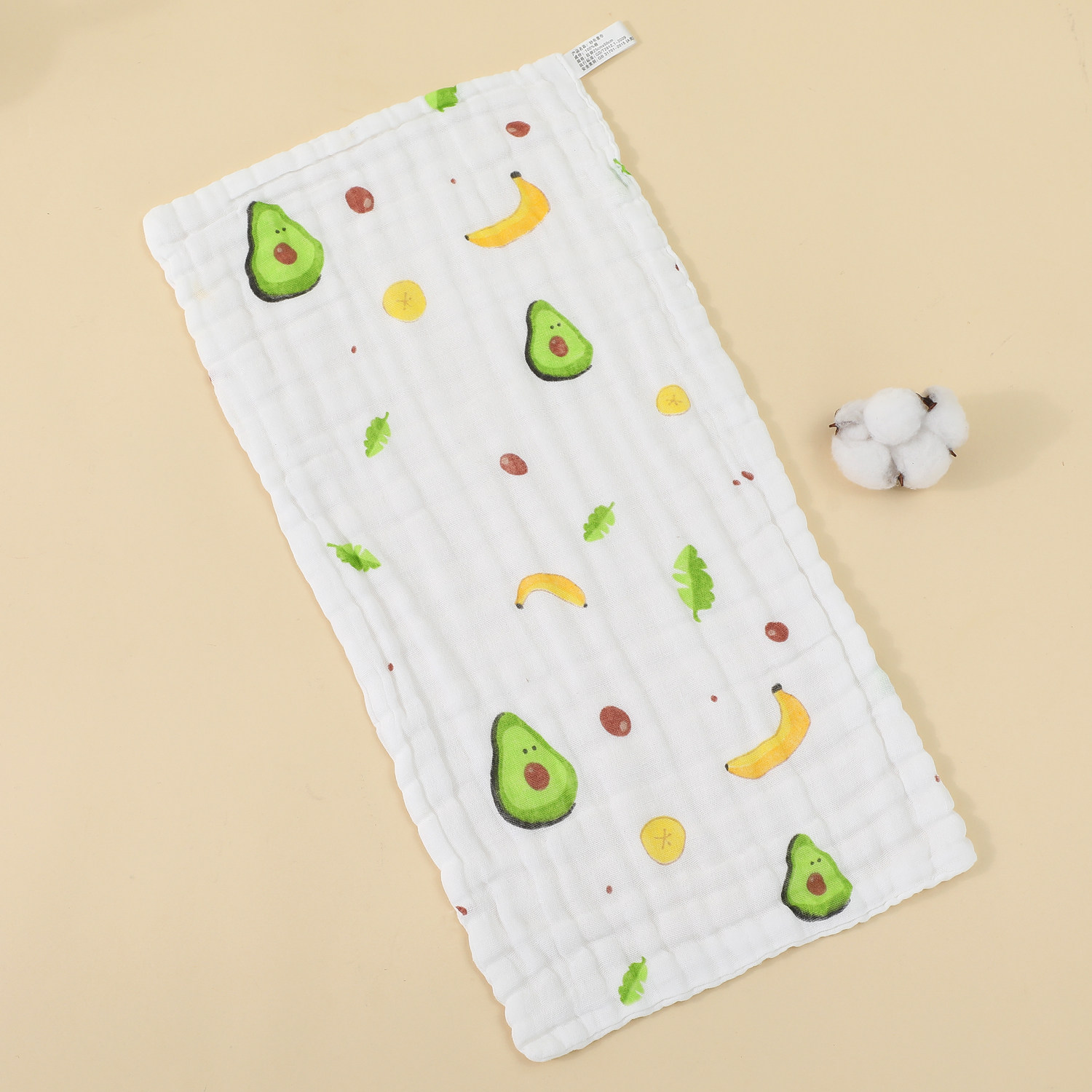 纯棉纱布童巾24x48cm颜色花型随机发,婴童用品,婴童毛巾,淘宝优惠券,粉丝福利购,淘宝优惠卷