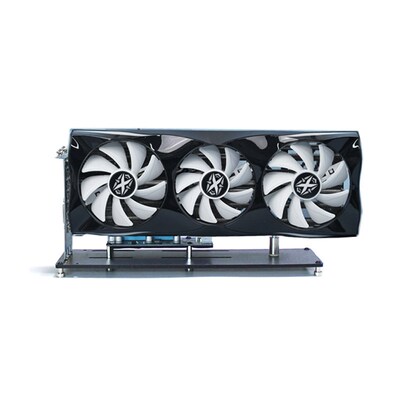 3槽显卡3090 4090显卡支撑架90度转向支架防变形架子全铝支撑架