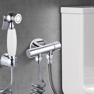 全铜马桶伴侣妇洗冲洗喷枪水龙z头家用高压清洗卫生间厕所增压水