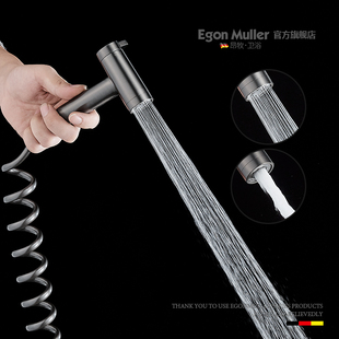 卫生间冲a洗水枪马桶伴侣全铜喷枪水龙头家用洗屁股神器厕所增高