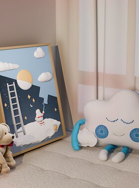 立体宇航员创意客厅玄关挂画卧室床头画男孩儿童房间装饰画