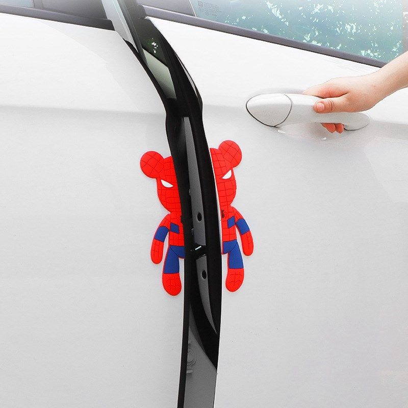 车门防撞贴汽车卡通装饰创意立体门边爱门防蹭条小车防刮蹭贴