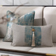 现代新客厅沙发抱枕靠垫吊坠流苏拼接腰枕样板房床头靠枕