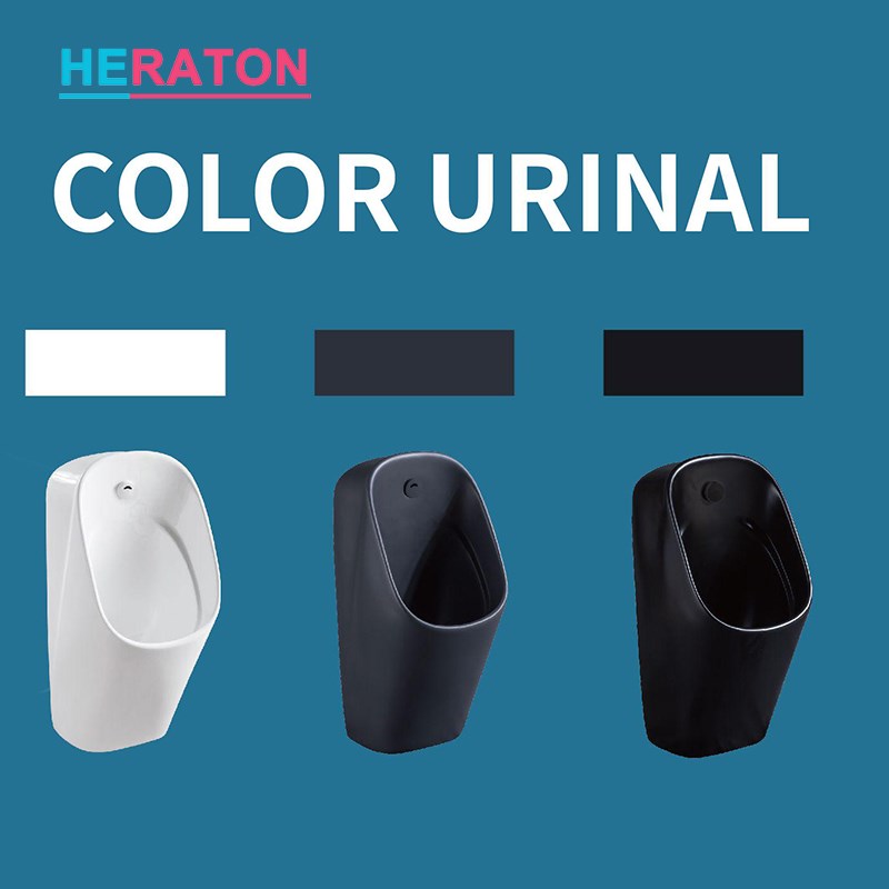 商用挂墙式落地式一体延时手动陶瓷男士小便斗小便池家用小便器