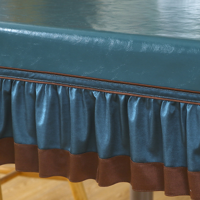 桌布免洗防油防水正方形烤火桌子罩麻将机防尘长茶几布餐桌盖布