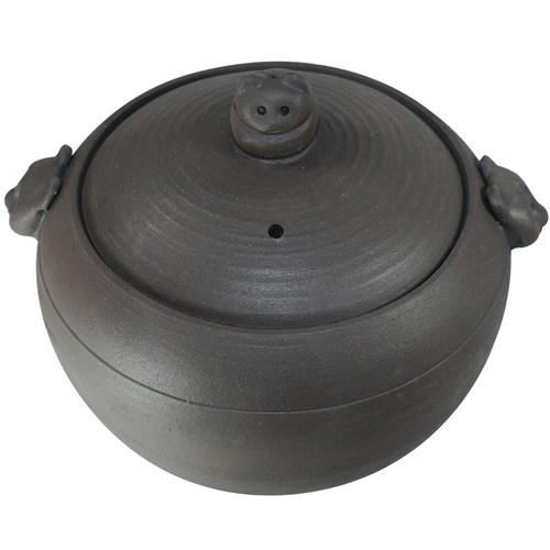 纯手工 雅安荥经黑砂煲汤熬粥炖肉耐高温明火无釉土砂锅炖锅