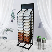 橱柜门展示架门板样板展示柜涂料色板架门陈列柜展具