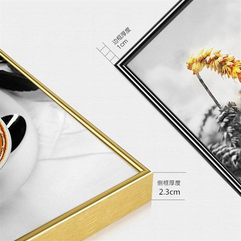 单联画冰晶玻璃有框画卧室挂画单幅装饰画酒店玄关客厅背景画