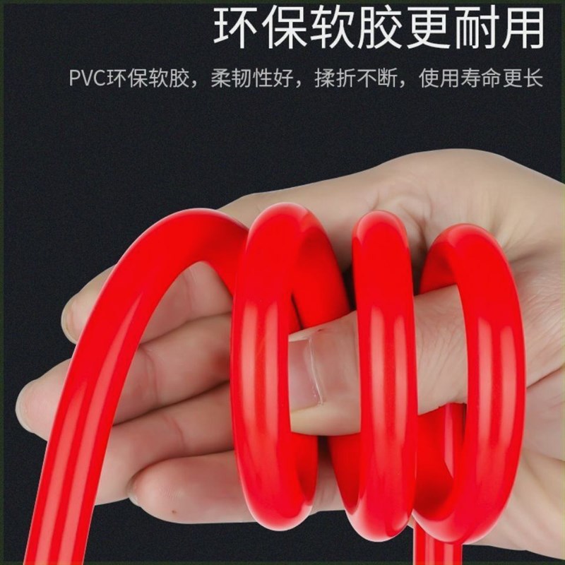 汽车线打火线电焊机焊把线防冻耐磨红皮连接线铜包铝软电缆线