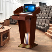 实木迎宾台饭店咨客台接待台学校演讲台发言台讲台桌泊车台