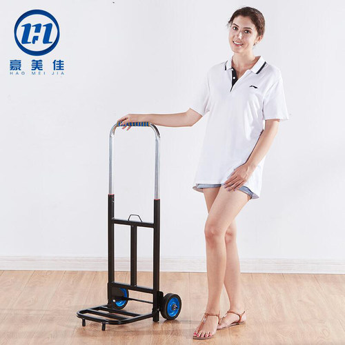 手拉车折叠便携行李拖车购物车买菜小推车拉货车载重王搬运车家用