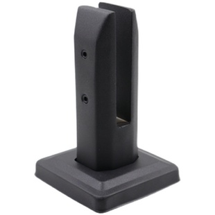 黑色烤漆加固泳池夹免打孔底座楼梯修复扶手玻璃固定夹