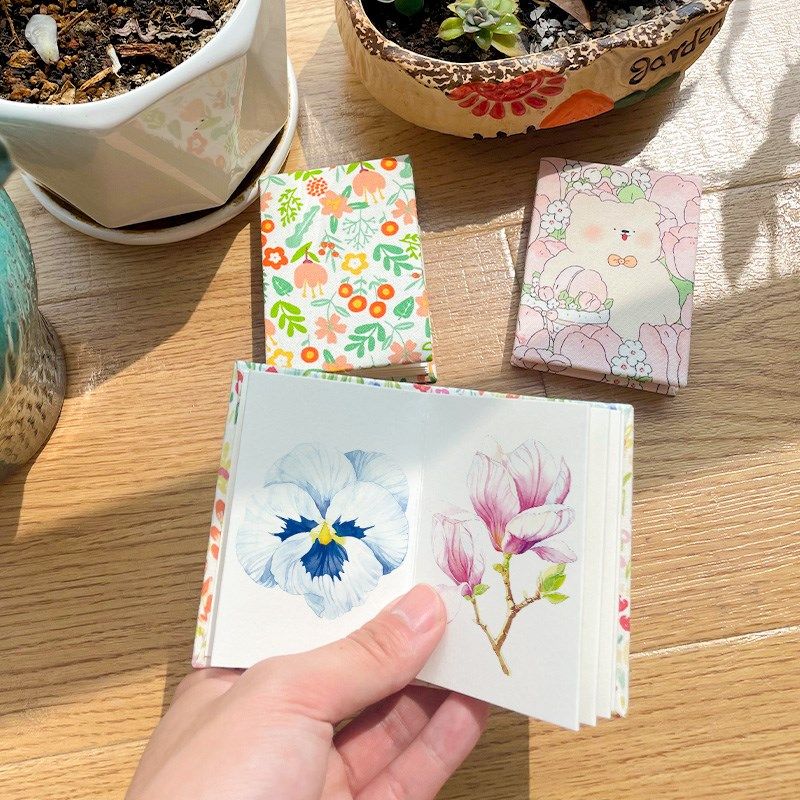 飞乐鸟手工布艺风琴本迷你水彩本水彩纸i便携手帐本,文具电教/文化用品/商务用品,水彩纸/本/水彩水粉颜料本,淘宝优惠券,粉丝福利购,淘宝优惠卷