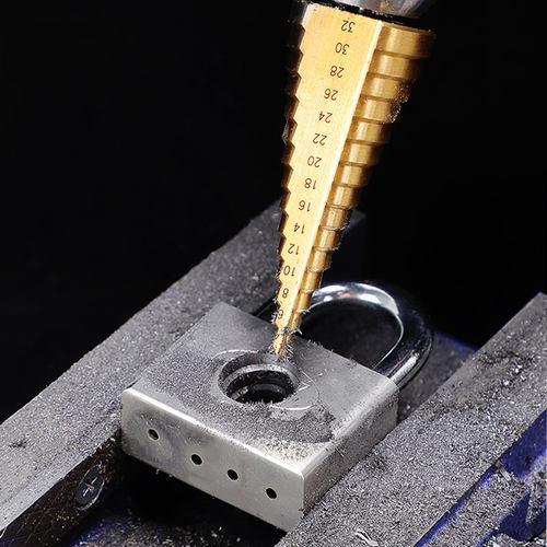 保拉宝塔钻螺旋阶梯塔型扩器铁铝板金属打器