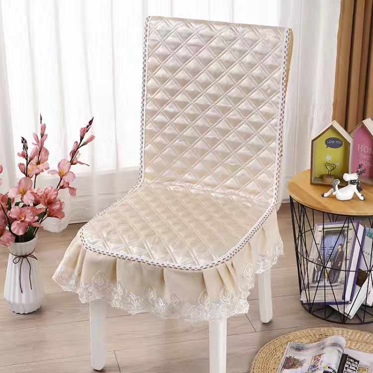 连体椅套椅垫套装一体式椅子套罩家用简约现代布艺餐桌椅凳子套罩