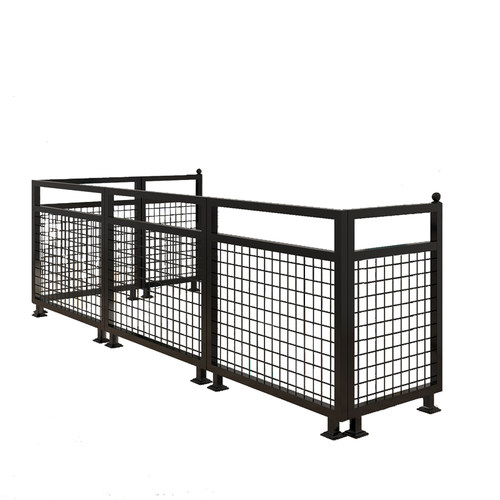 铁艺楼梯扶手工业风酒吧铁网围栏阁楼栏杆装饰现代护栏