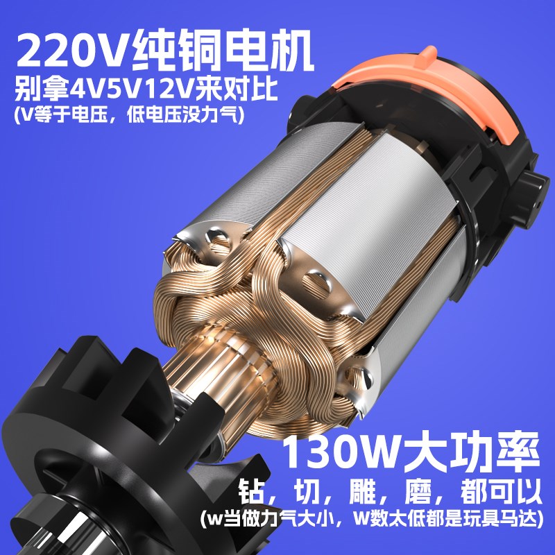 大功率电磨机小型手持电动打磨机工业级玉石雕刻根雕木雕抛光切割