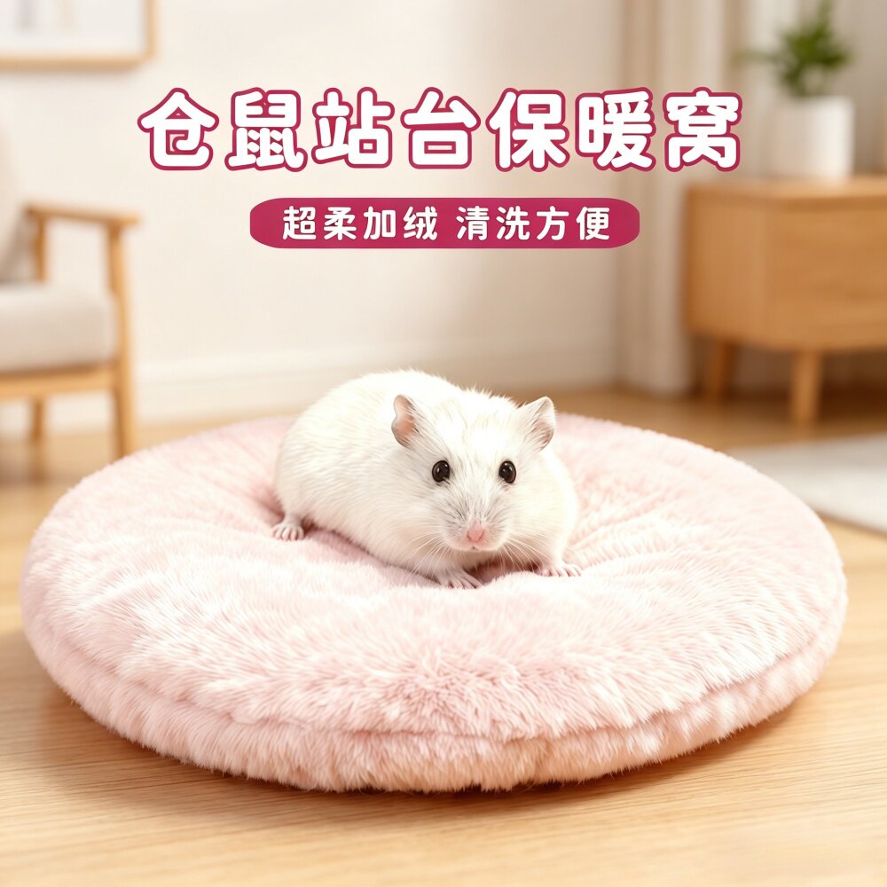 小宠北极绒保暖窝垫新款