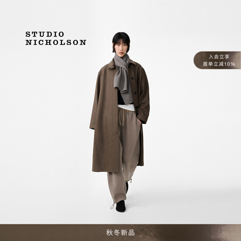 【秋冬新品】STUDIO NICHOLSON女士RIA毛呢大衣图片