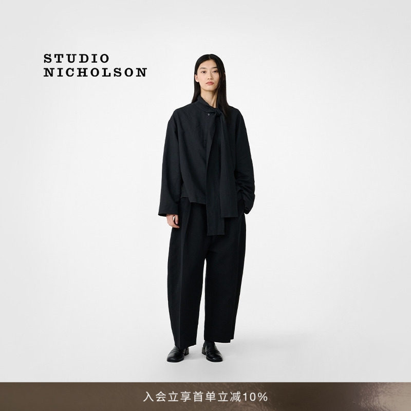 【春夏新品】STUDIO NICHOLSON女士COLT上衣工装风衬衣套头衬衫图片