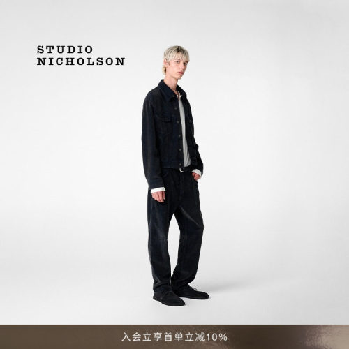 【AARON LEVINE联名】STUDIO NICHOLSON DERBY男士灯芯绒短外套