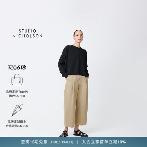 【经典款】STUDIO NICHOLSON经典款女士LOOP女士长袖T恤