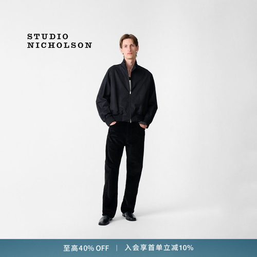 STUDIO NICHOLSON男士OVER哈灵顿夹克短外套