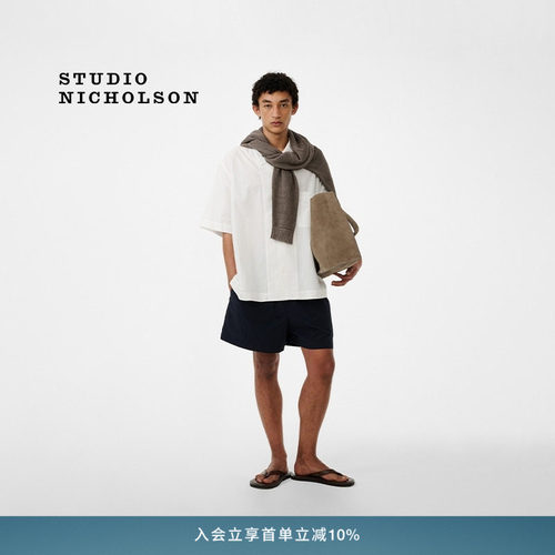 【春夏新品】STUDIO NICHOLSON男士AGIOS短袖衬衫