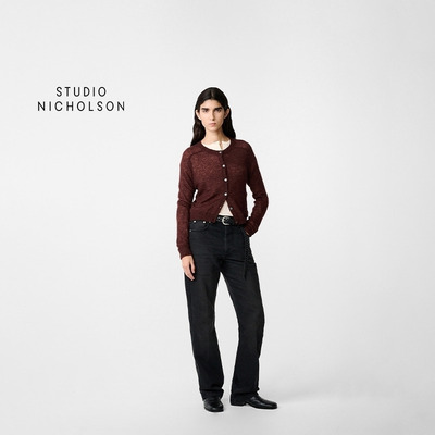 【明星同款】【早春新品】STUDIO NICHOLSON ISKA女士长袖开衫