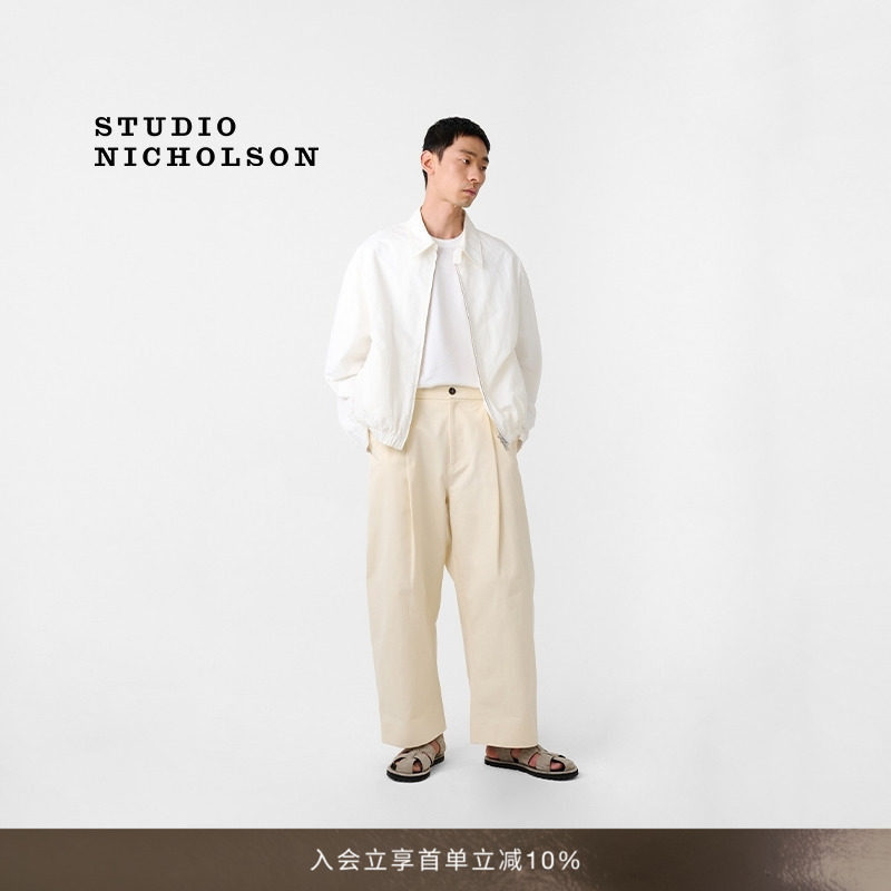 【经典甄选】STUDIO NICHOLSON男士BRIC LOGO棉质短袖T恤图片