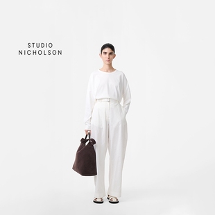 STUDIO NICHOLSON女士DORING系带束腰长裤