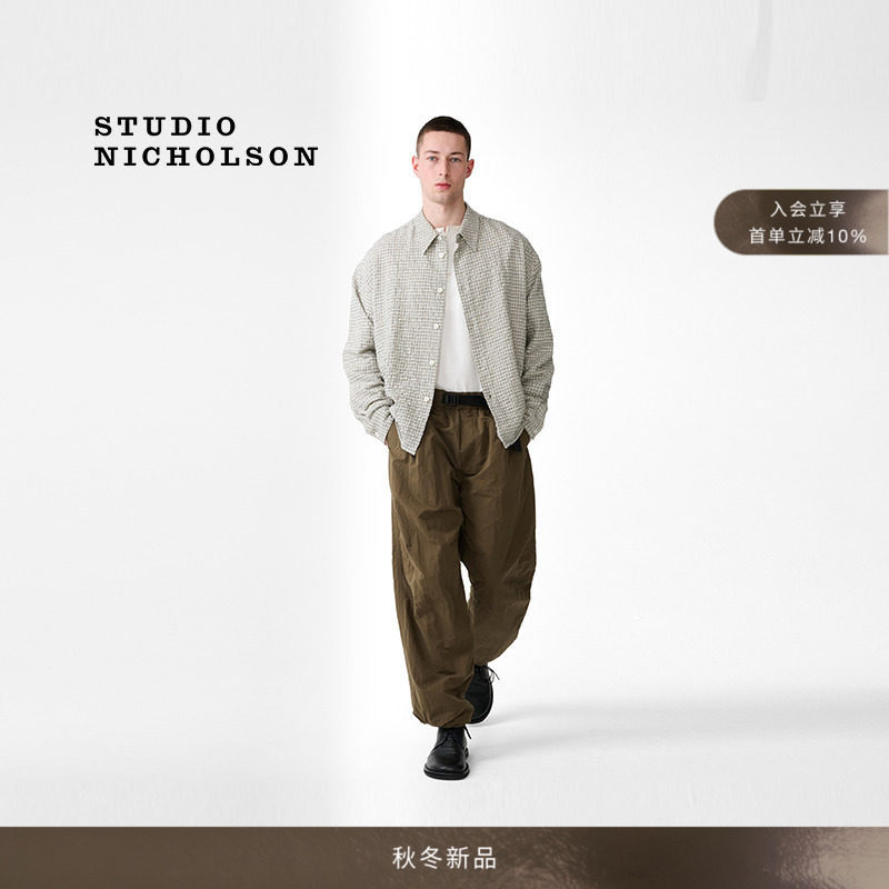 【秋冬新品】STUDIO NICHOLSON男士NOSTRA长袖衬衫图片