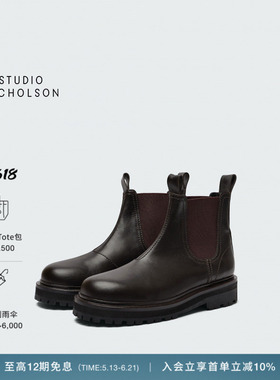 【官方正品】STUDIO NICHOLSON男女同款情侣款KICK靴子短靴