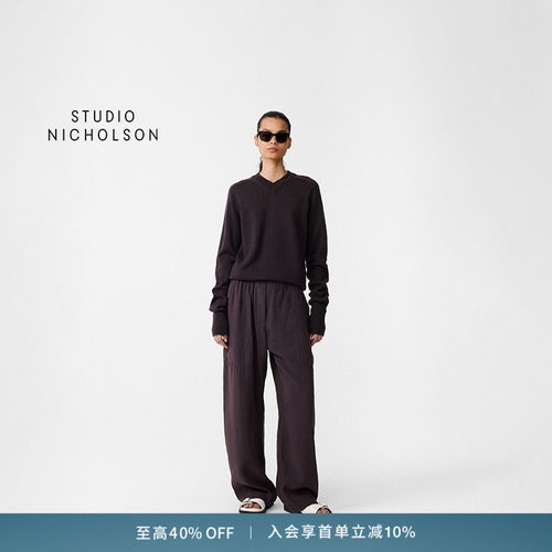 【奢享特惠】STUDIO NICHOLSON女士CAPEL长裤