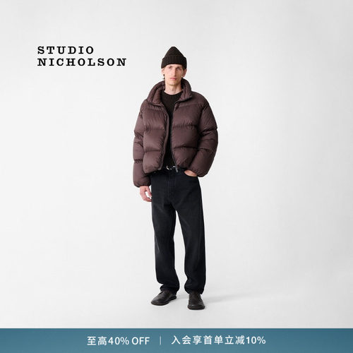 【奢享特惠】STUDIO NICHOLSON MASSEY短款羽绒服面包服厚款