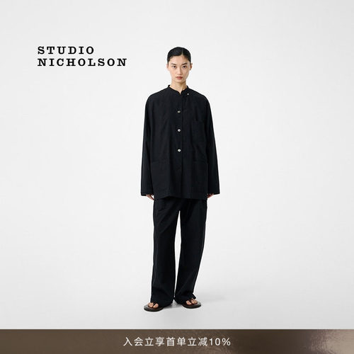 【春夏新品】STUDIO NICHOLSON女士VENTURA棉质抽绳长裤