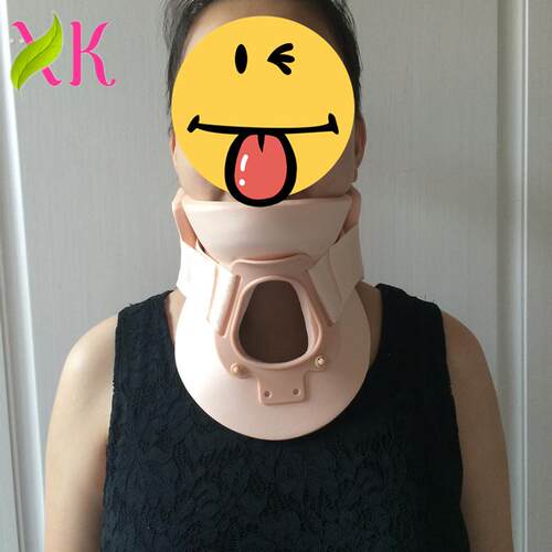 高分子透气分体颈托 颈部支撑托 颈椎固定支具 泡沫轻颈托 费城颈