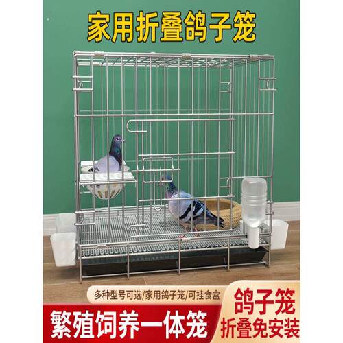 鸽笼、家用专用养鸽笼、折叠式鸽笼、鸽舍、鸽窝可配大型养殖鸽笼