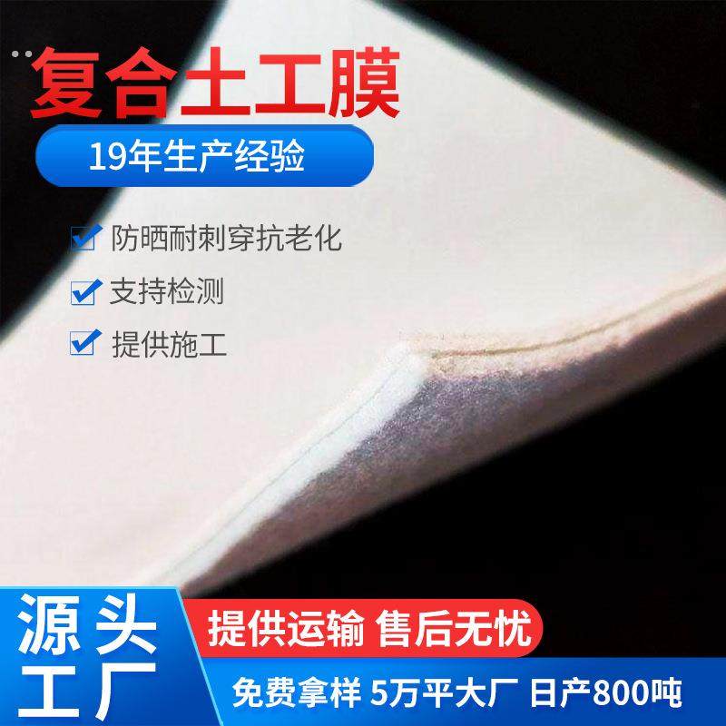 人工湖防渗复合土工膜沼气池水库垃圾填埋场工程用复合土工膜生产