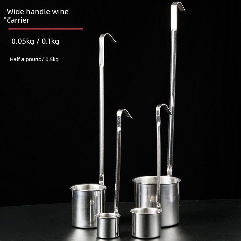 葡萄酒葡萄201不锈钢加厚葡萄酒葡萄家用大直径酒勺酒勺加油漏斗
